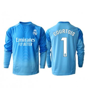 Real Madrid Thibaut Courtois #1 Målmand Hjemmebanetrøje 2025-26 Lange ærmer Real Madrid Thibaut Courtois #1 Målmand Hjemmebanetrøje 2025-26 Lange ærmer
